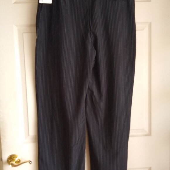 Jaclyn Smith pinstripe slacks women's size 18 - Picture 2 of 8